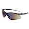 Jackson Safety Safety Glasses, Anti-Scratch, Blue Mirror Lens, Black Frame, Half-Frame 50009 - alternate 1